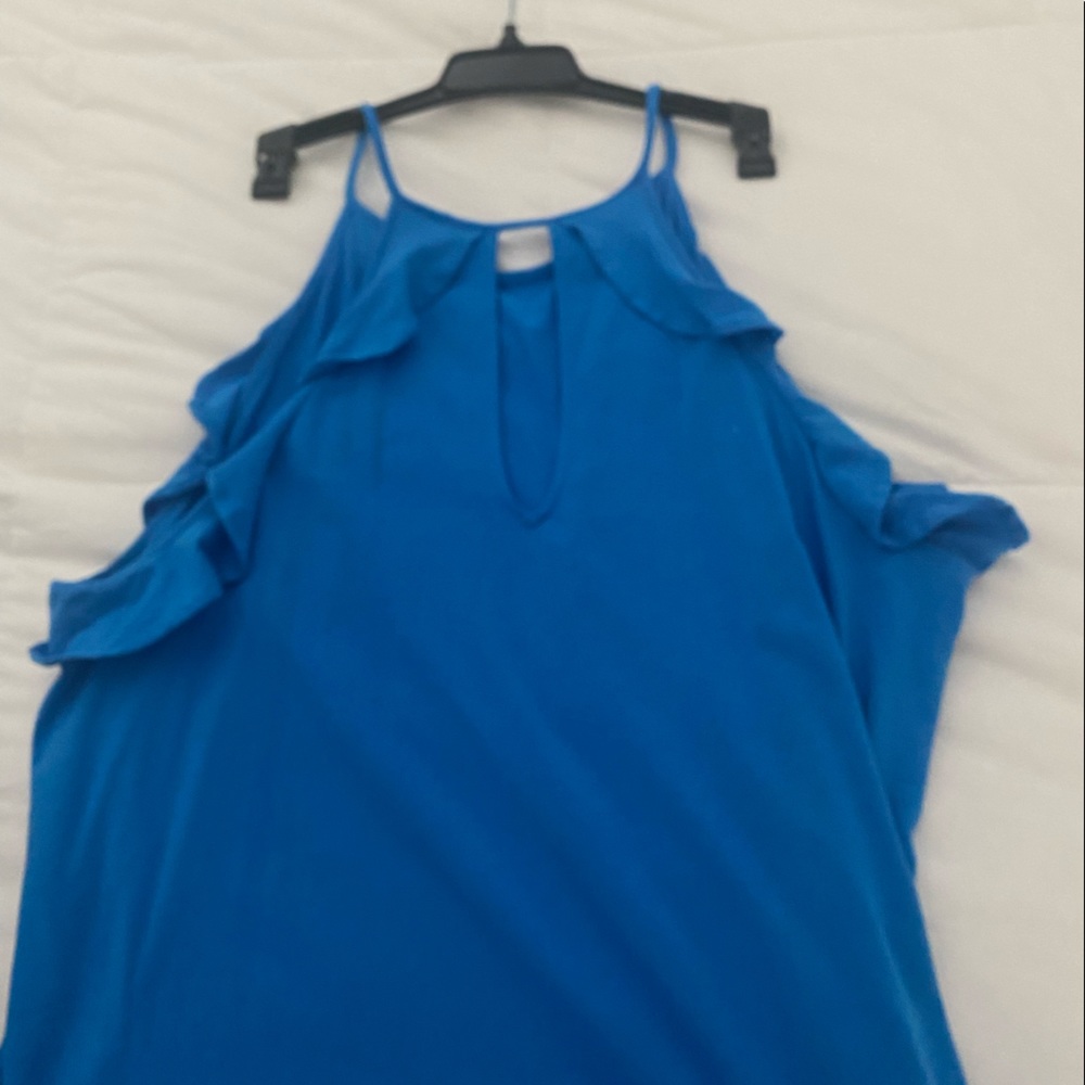 Lilly Pulitzer blue sleeveless top.  Never worn